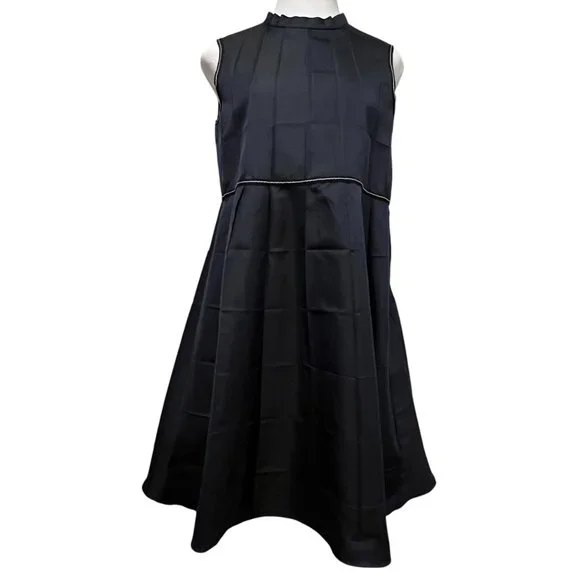 MARNI Sleeveless Fit & Flare Dress, Navy, EU 42 - Picture 1 of 9